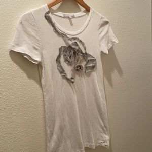 J. Crew Silk/Cotton Embellished Top